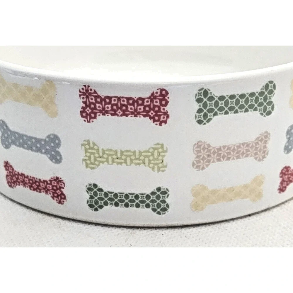 Dog Bowl-Fringe-Ceramic-